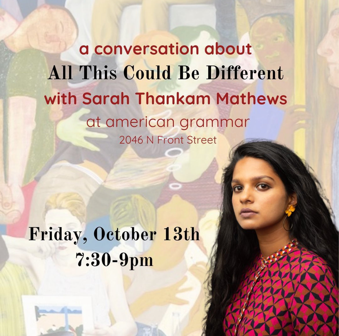 community reading: sarah thankam matthews