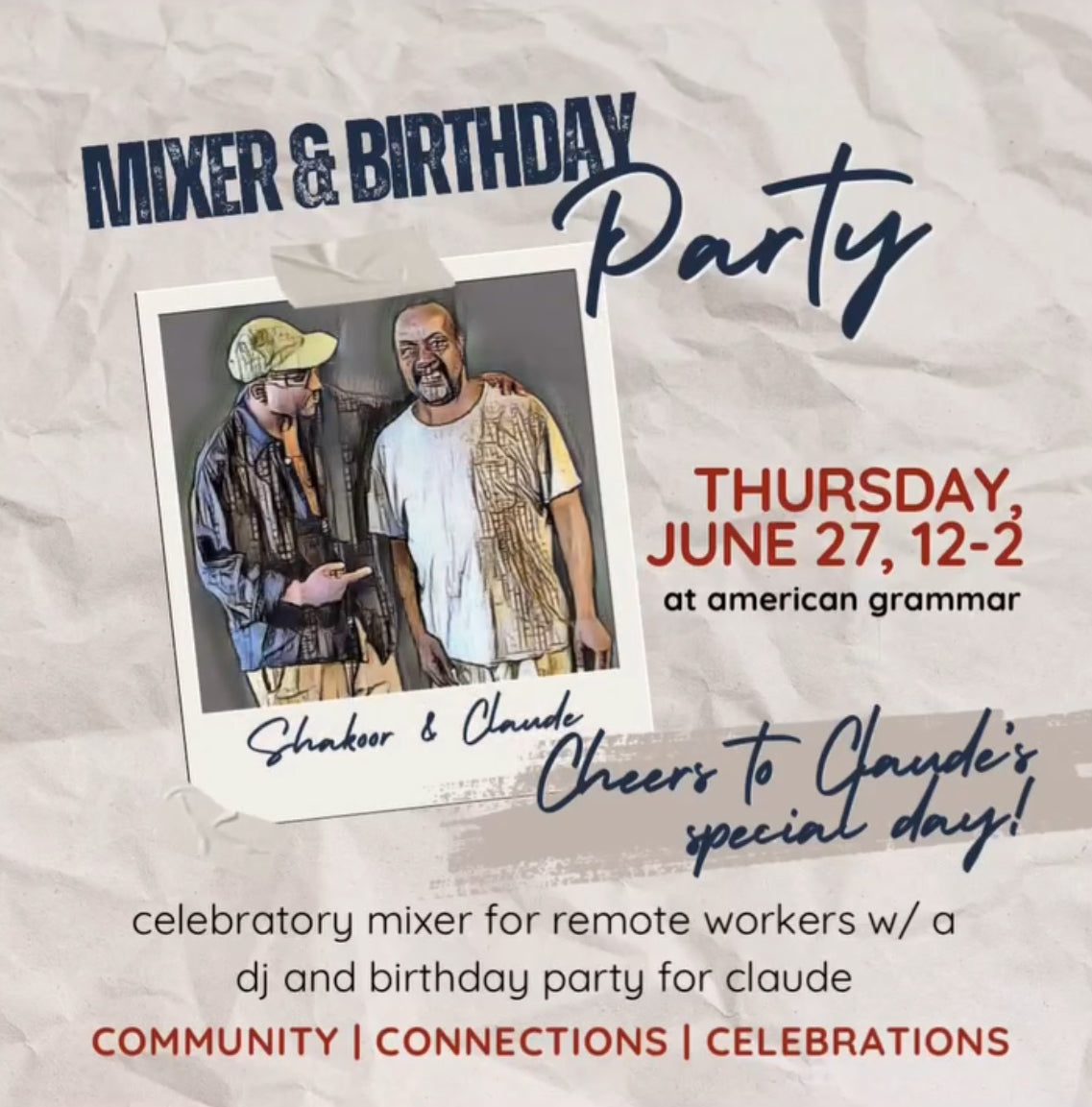 claude & shakoor's solar return party