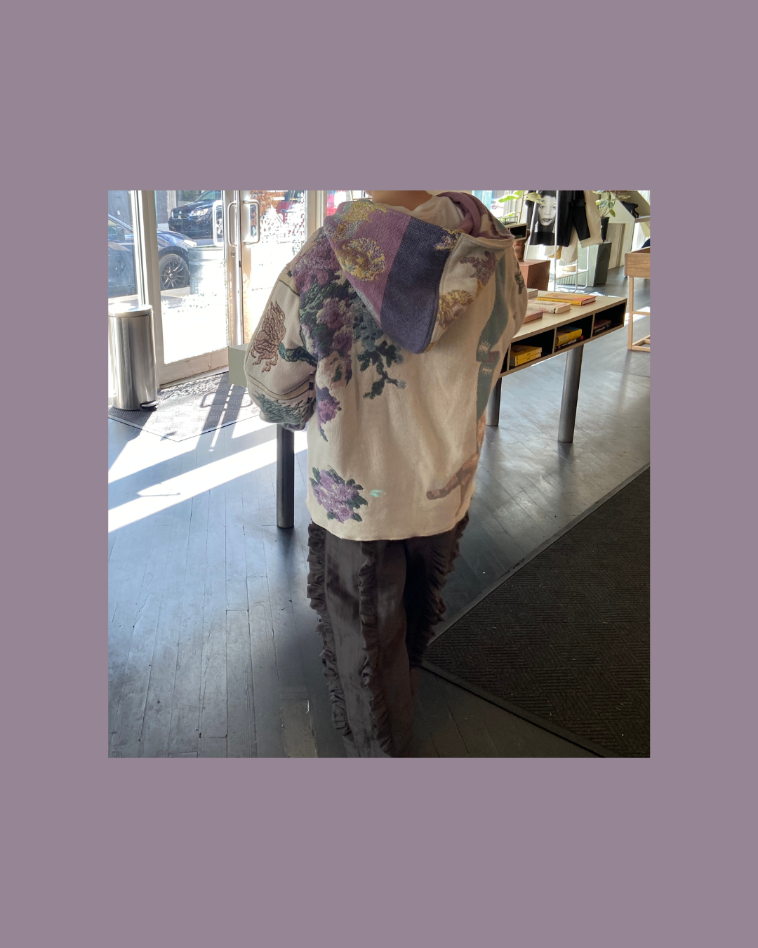 Up-cylced Blanket Hoodie