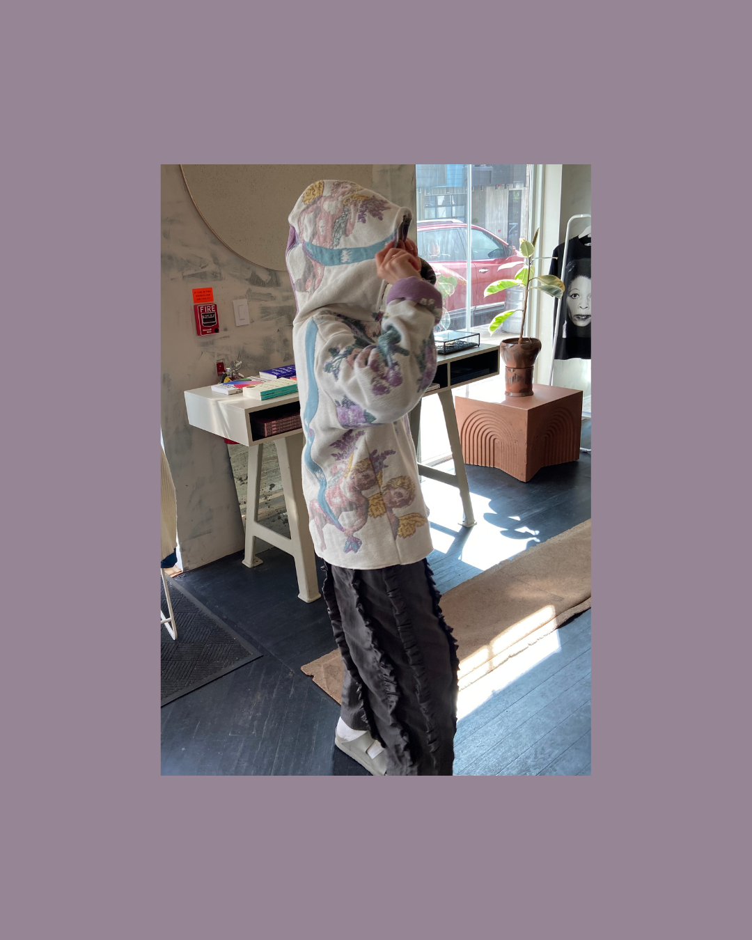 Up-cylced Blanket Hoodie