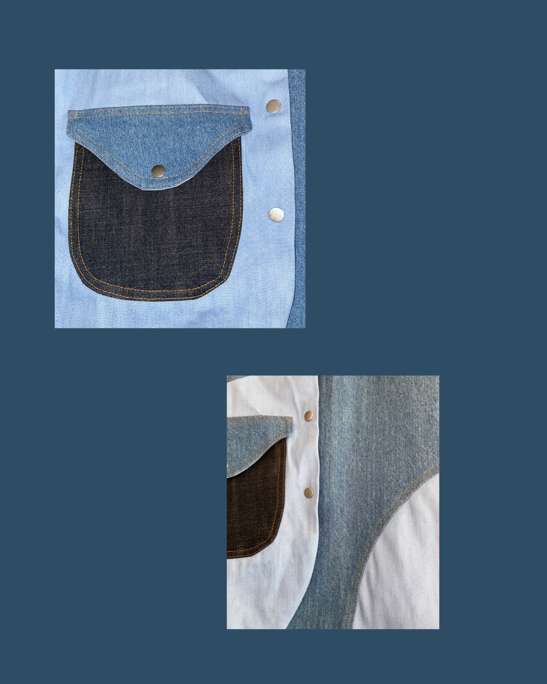 Collarless Curve Vest
