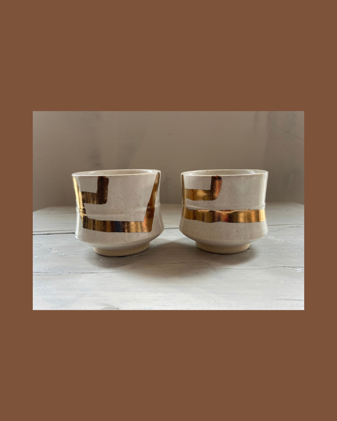 Short Ceramic Cup in Metallic | ELC