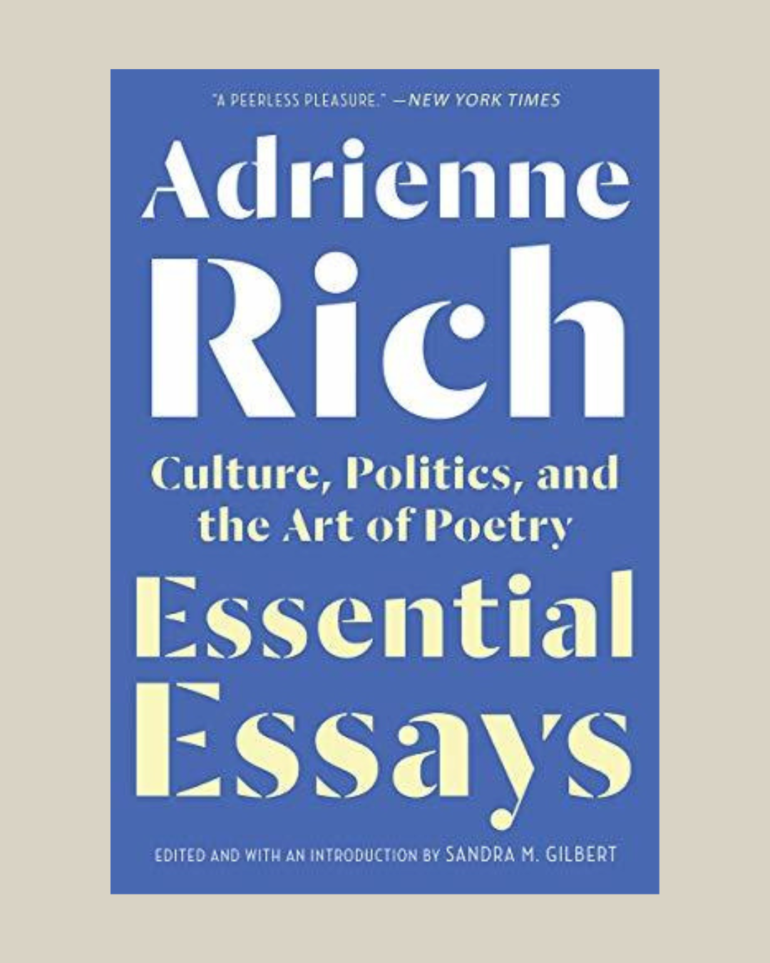 Essential Essays | Adrienne Rich
