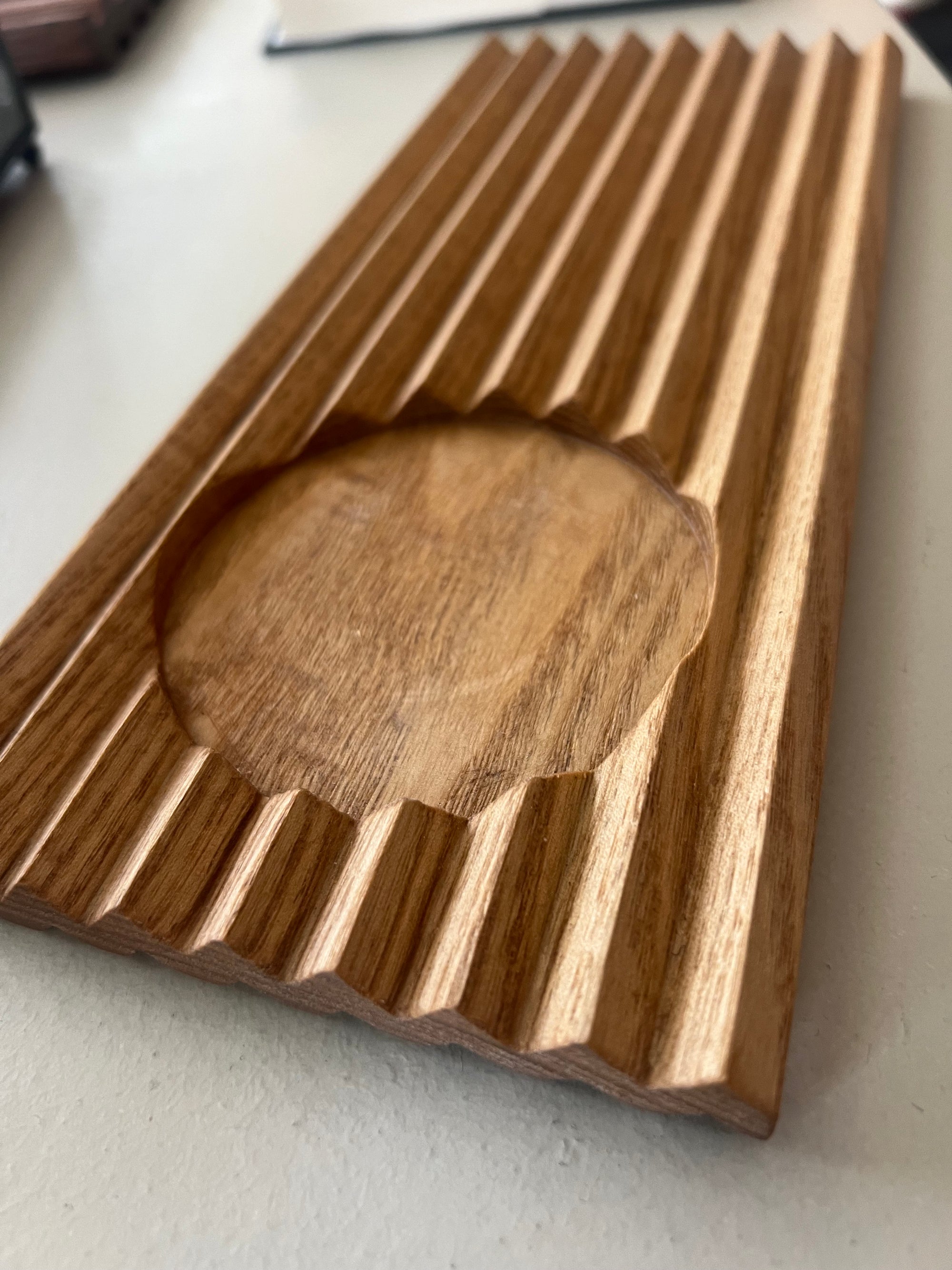 Curvy Wood Coaster / Leeward Studio