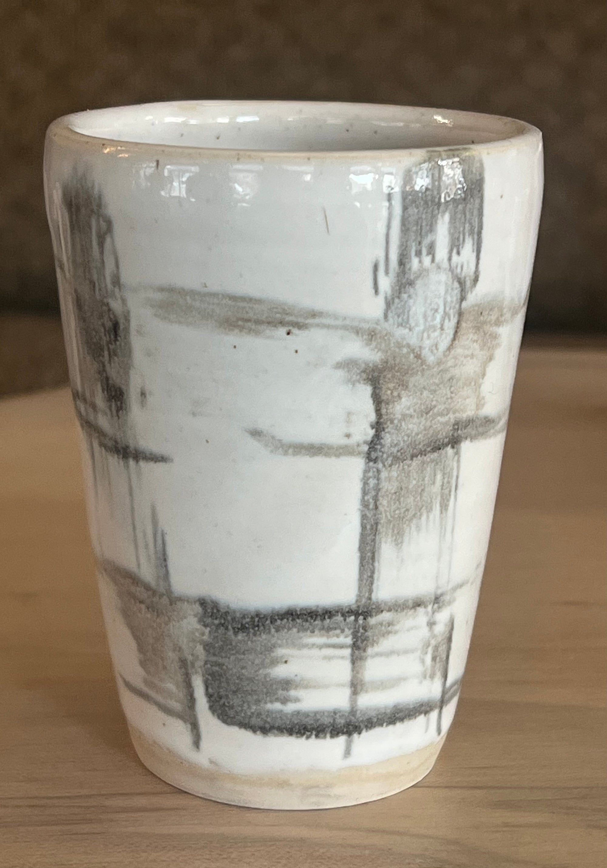 Tall Abstract Ceramic Mug / Gabrielle Silverlight?
