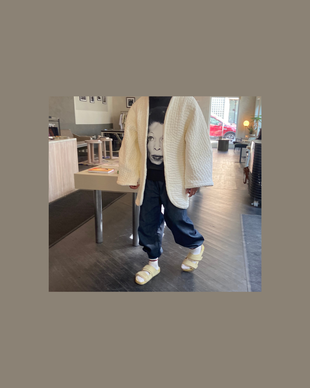 Jacquard Oversized Kimono