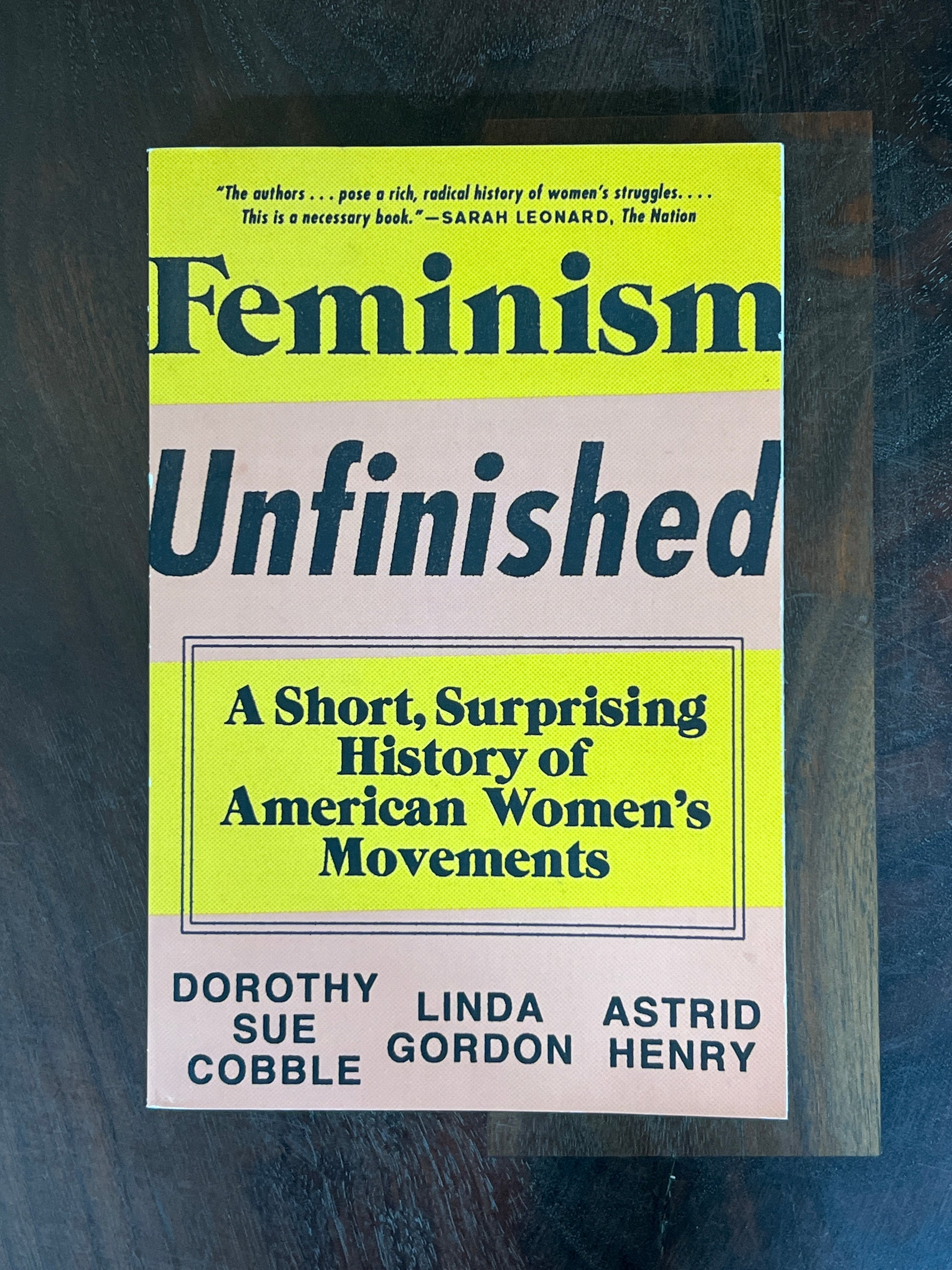 Feminism Unfinished