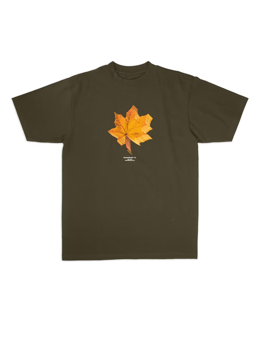 Leaves on Mushrooms T-Shirt