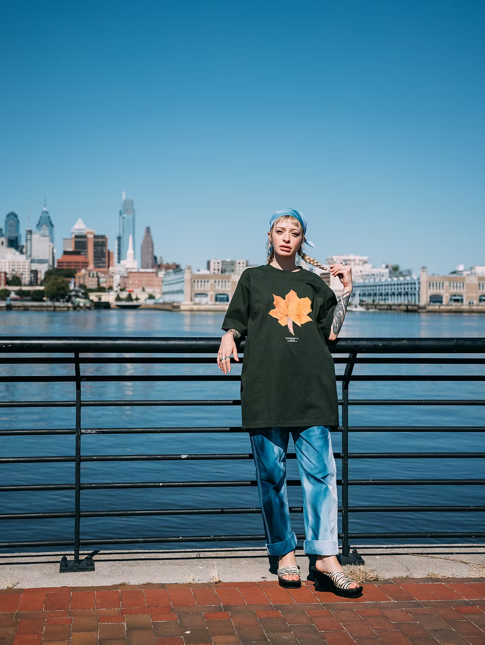 Leaves on Mushrooms T-Shirt